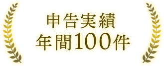 申告実績年間100件